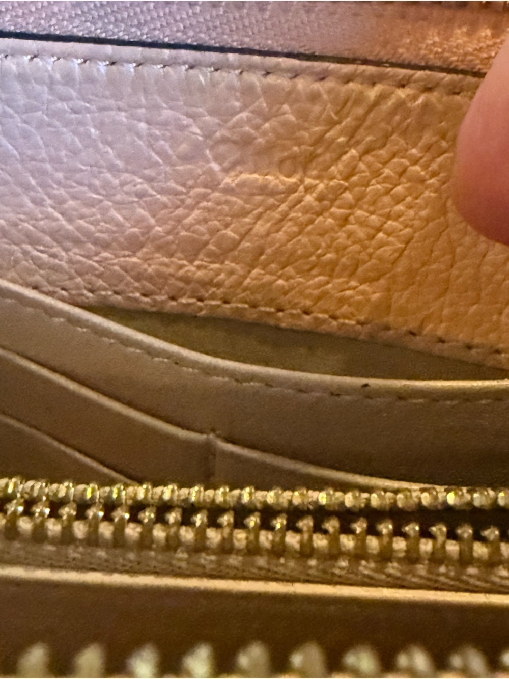Authentic Chloé Elsie Leather Long Continental Wallet Cream/ Pink - Picture 13 of 17